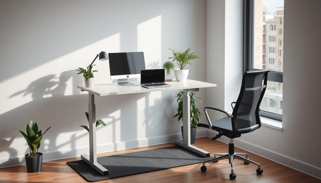 standing desk workstation